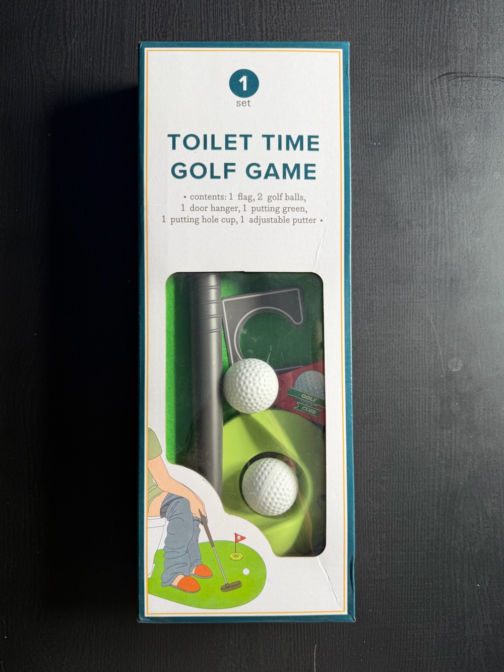 Toilet Golf Game Putting Set